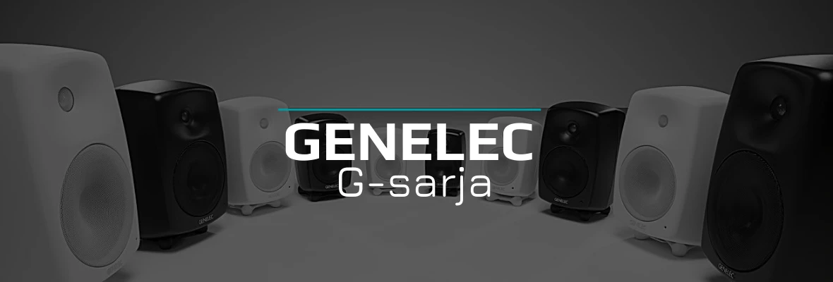 Genelec kaiuttimet G-sarja. Loistavat kaiuttimet kotiin