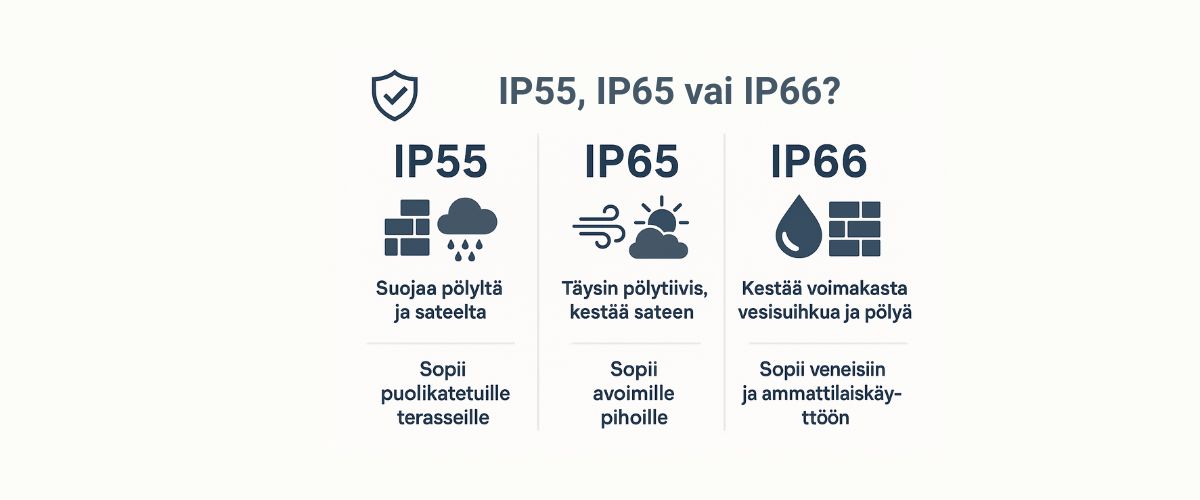 Yleisimmät IP-luokat