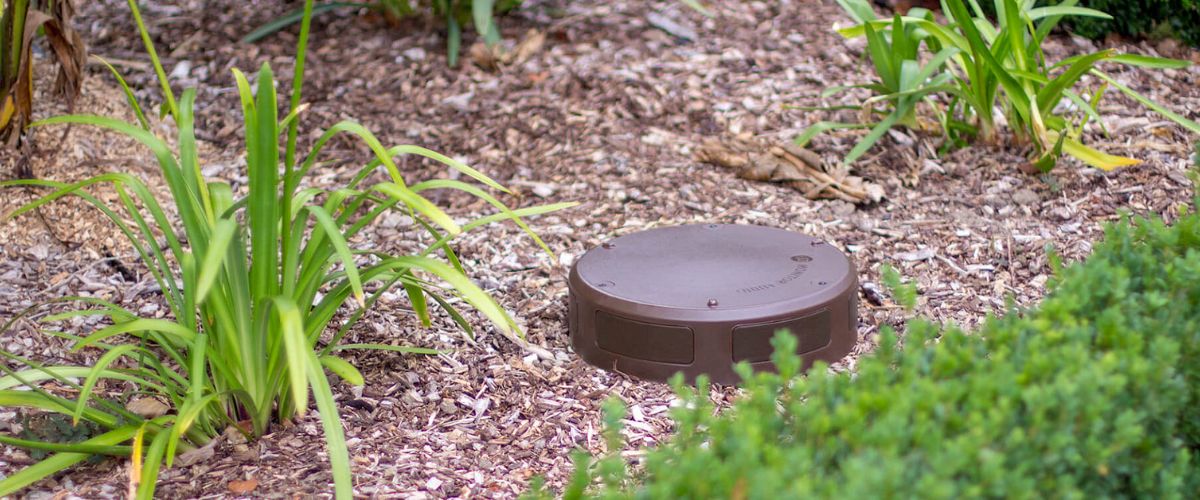CLG-W10 subwoofer sulautuu luonnollisesti maisemaan – kestävä ja huomaamaton bassoratkaisu ulkokäyttöön