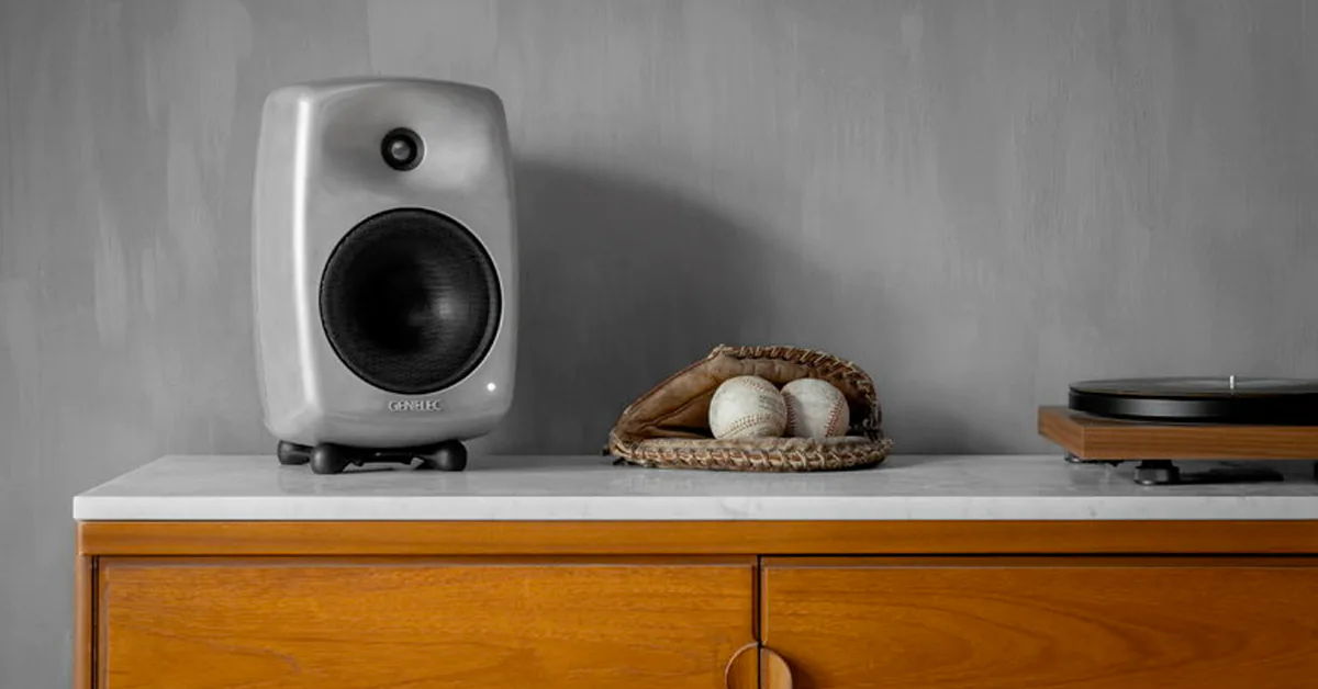 Genelec G3 kaiuttimet television äänentoistossa Genelec G3 kaiuttimet television äänentoistossa