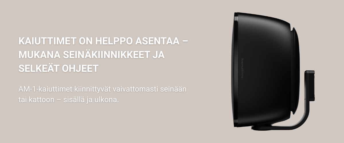 bw-am1-kaiuttimet asennus
