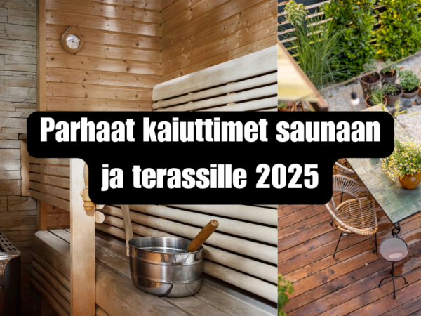 Parhaat kaiuttimet saunaan ja terassille 2025