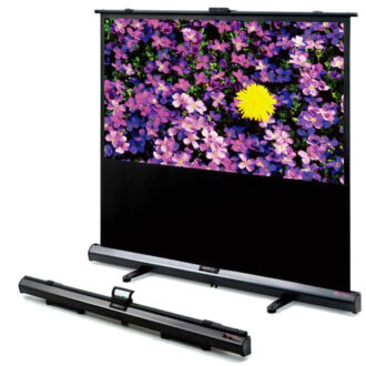 Grandview Portable pull-up valkokangas 70-92 "