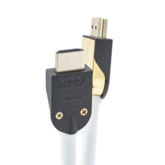 Supra UHD 8K HDMI 2.1 -kaapeli - 5 m, valkoinen
