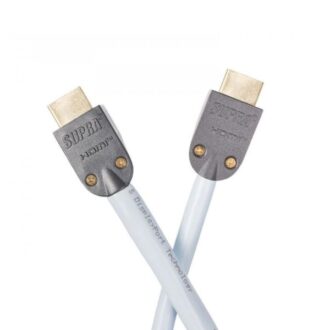 Supra UHD 8K HDMI 2.1 -kaapeli - 2 m, valkoinen