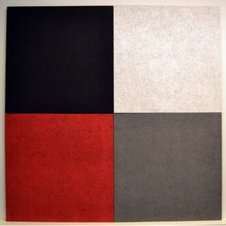 Konto Akustiikka sixpack punainen, 60 x 60 x 2 cm