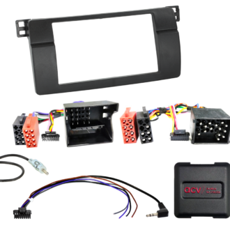 ACV 621023-16-1 2-DIN Kit BMW E46  07/1998-02/2007 SWC/antenna